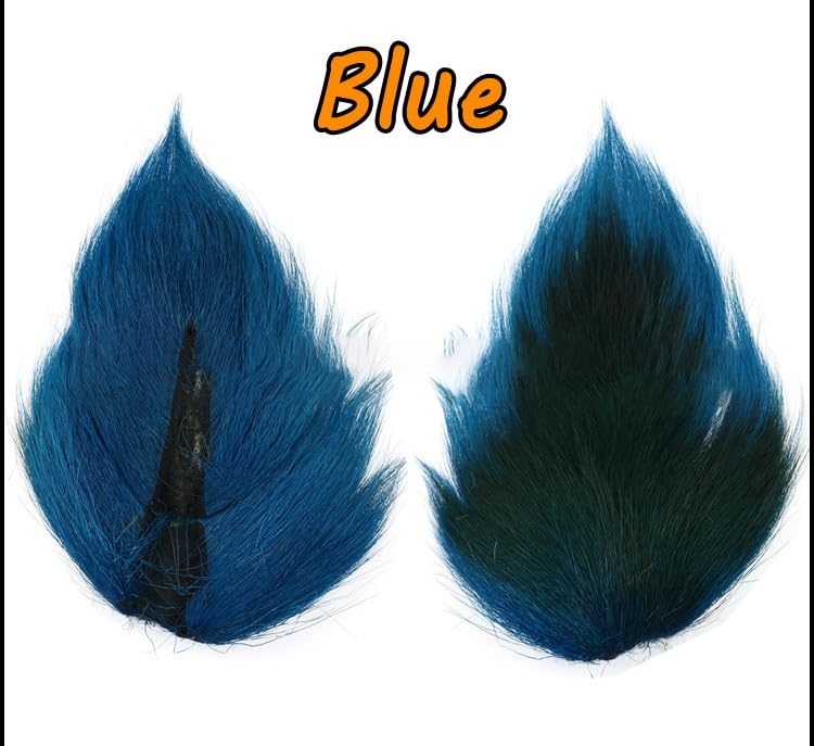 KTGCOZS hair spin-benefit bucktail black for better base spin.