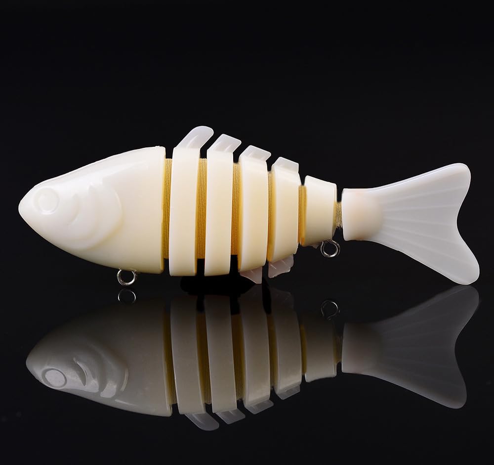 KTGCOZS hard bait with realistic texture attracts bass with lifelike action.