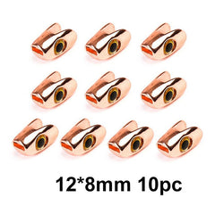 KTGCOZS helmet head beads closeup—metallic finish and zinc alloy