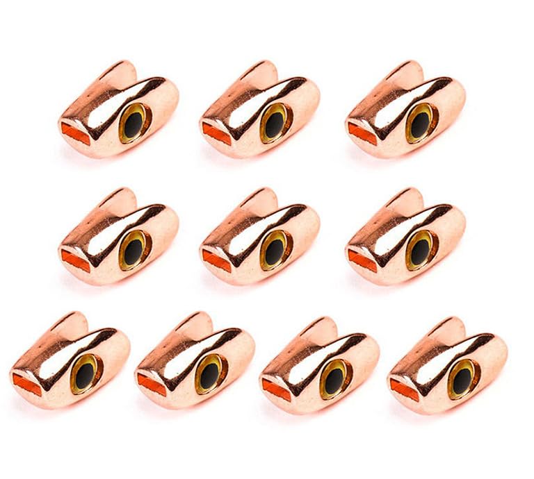 KTGCOZS helmet head beads pack-10 for versatile fly tying projects