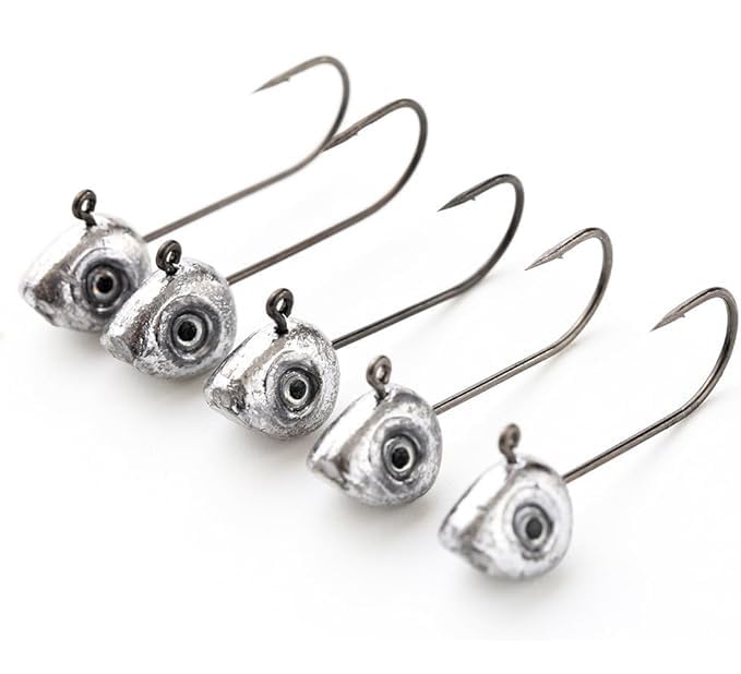 KTGCOZS lead jig head 1/64oz for fast drops and precise hook sets.