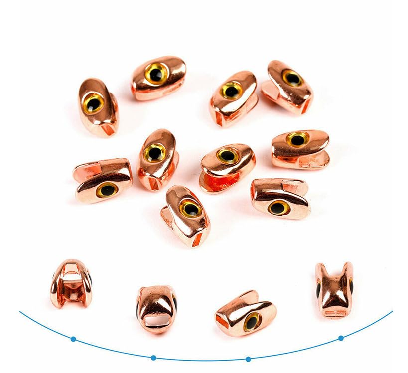 KTGCOZS lightweight zinc alloy beads for sturdy, sinkable streamers