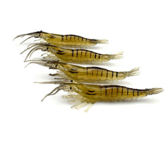 KTGCOZS Shrimp Lures Pack: durable soft plastic for saltwater fishing