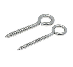KTGCOZS pack of 100 30mm screws for DIY lure projects, durable stainless steel.