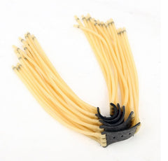 KTGCOZS pack-ten heavy-pull slingshot bands; durable for hunting practice