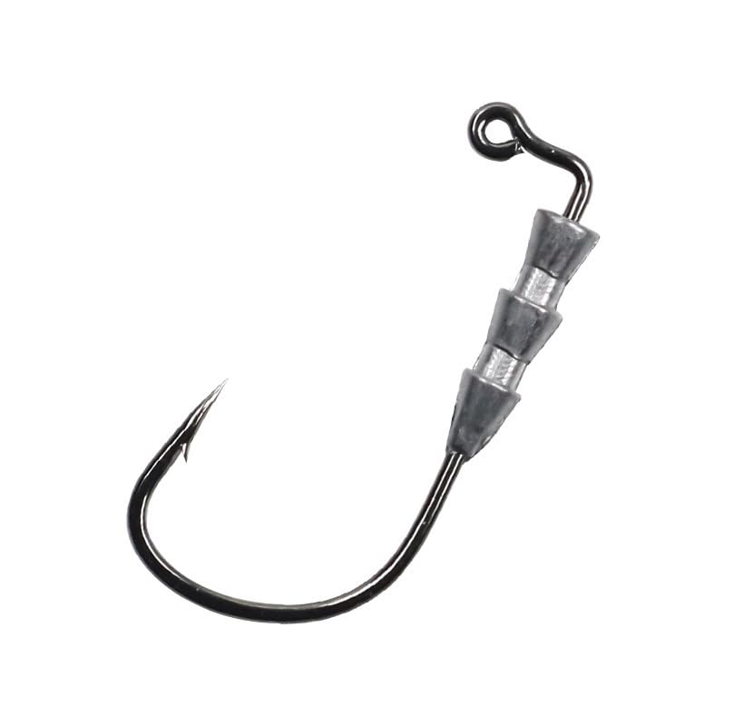 KTGCOZS pack40-2-0-weighted-worm-hooks ready for soft plastics.