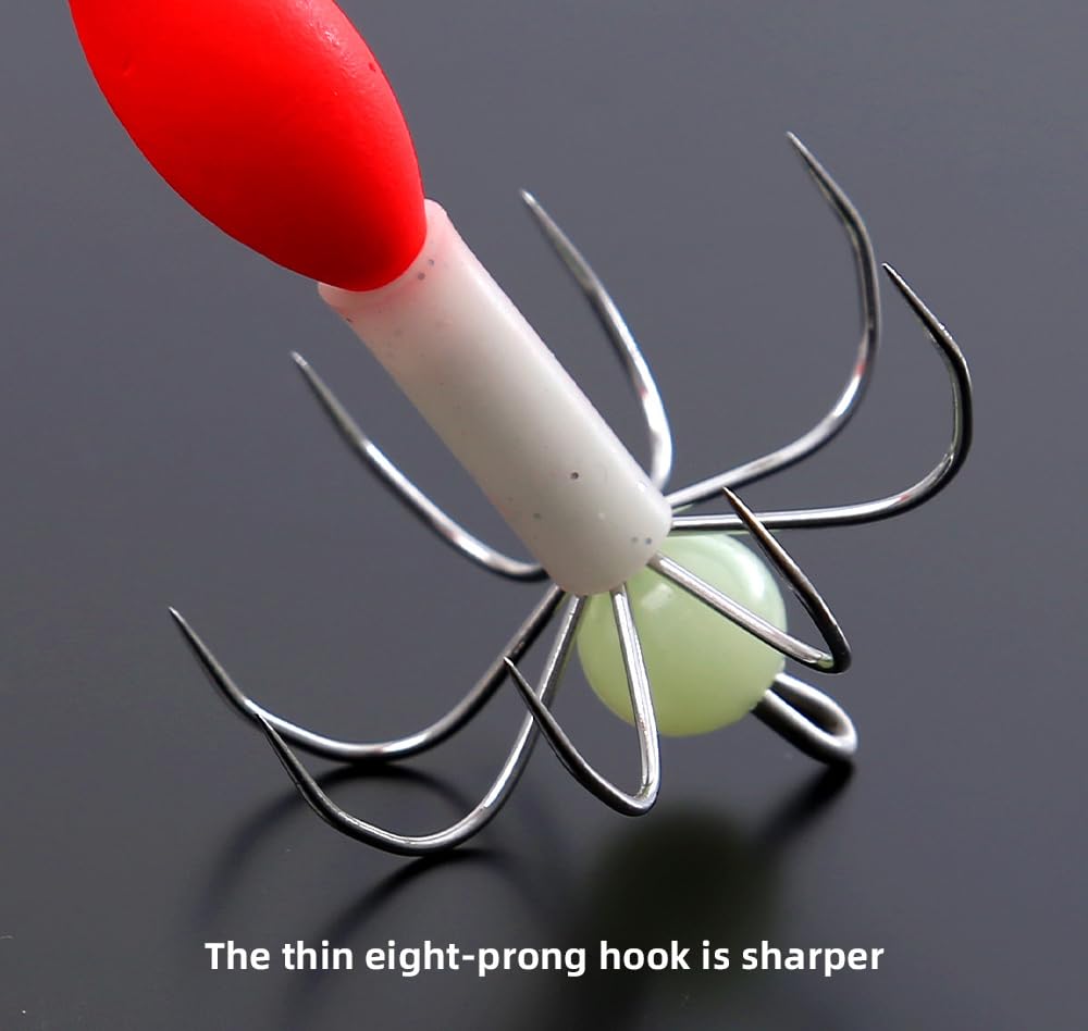 Easy baiting with cuttlefish lure hook