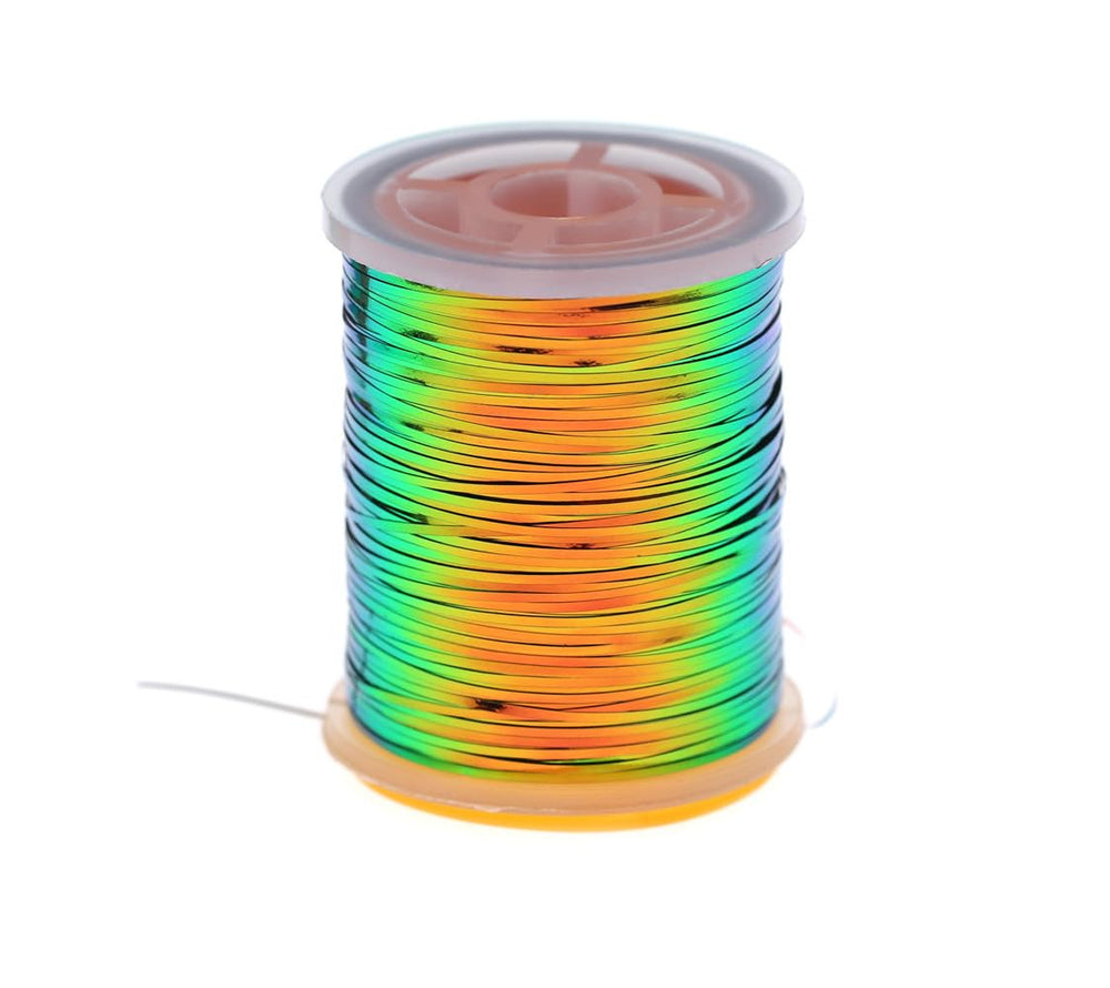 KTGCOZS Peacock flat tinsel durable fly tying thread for repeated use.