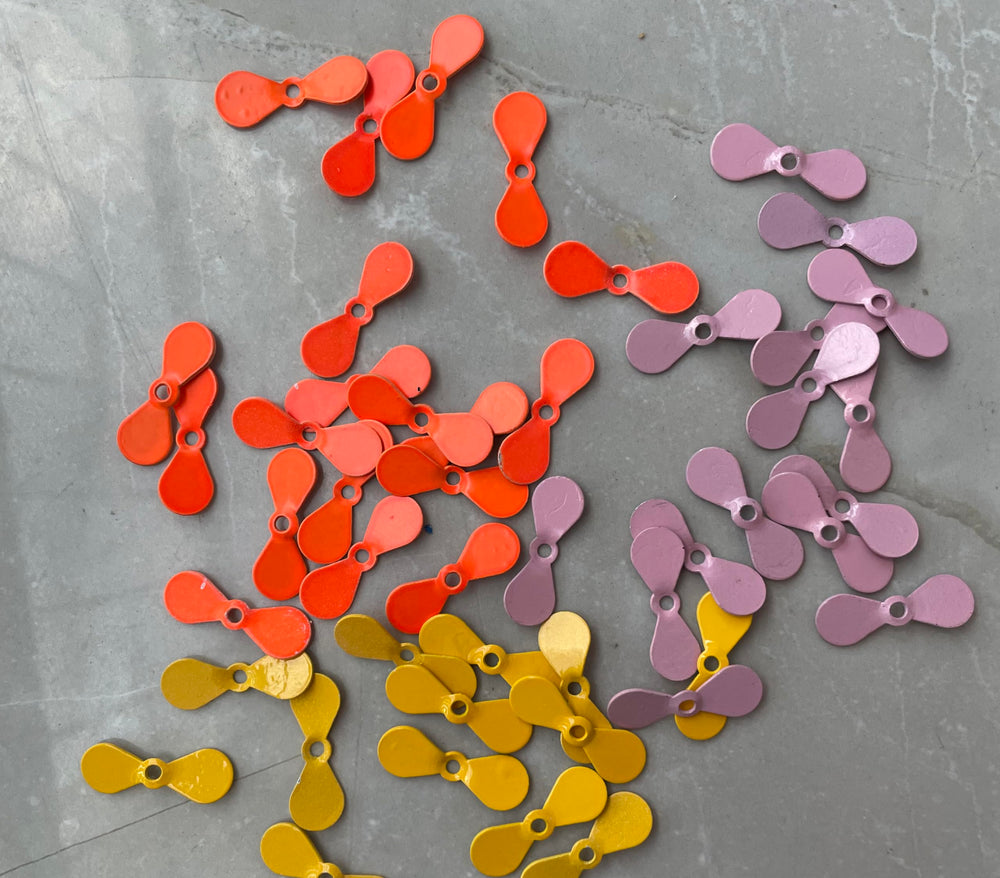 KTGCOZS propeller blade 26x8mm for spinnerbaits corrosion resistant underwater motion.