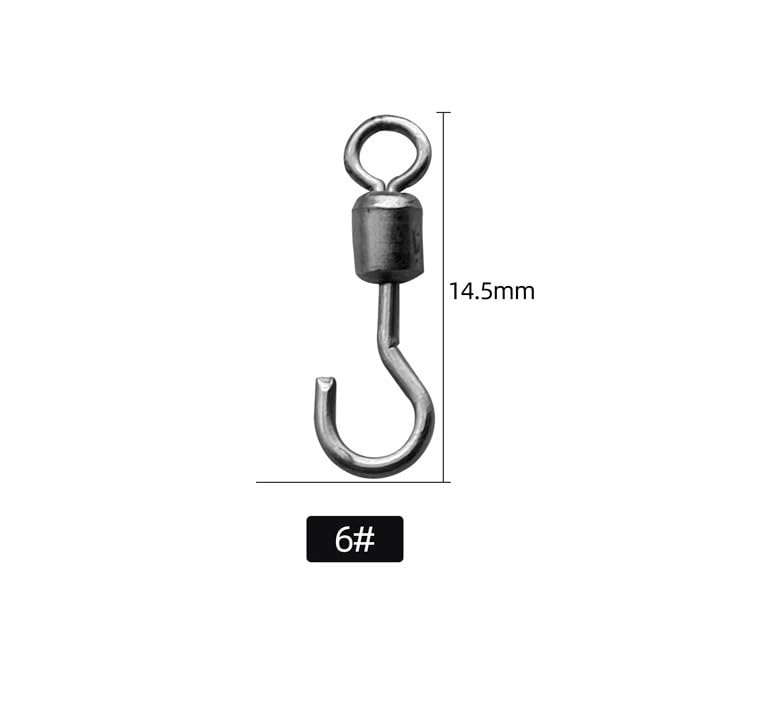 KTGCOZS Pack of 100 Open-Eye Rolling Swivels | Quick Change Leader Lin ...