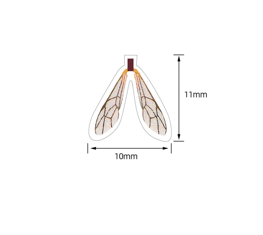 KTGCOZS realistic fly tying wings ideal for fast, precise lures.