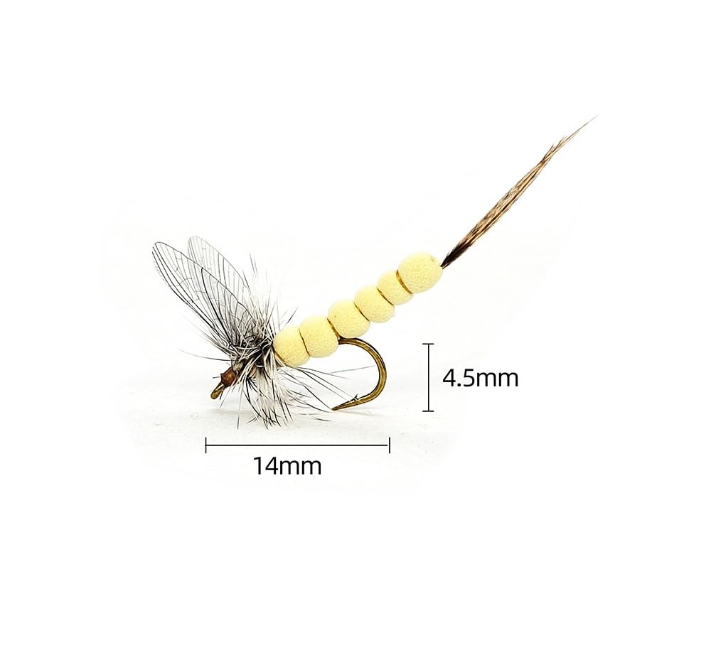 KTGCOZS realistic-mayfly-wing: authentic wing detail for natural-looking drifts.