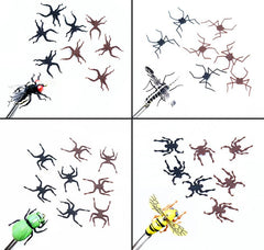 KTGCOZS rubber legs for Honeybee styles, suitable for 10#–8# dryflies and nymphs.