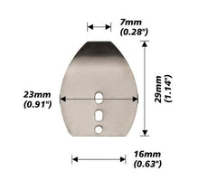 KTGCOZS Shakee Spinner Blades Set adds bright underwater flash