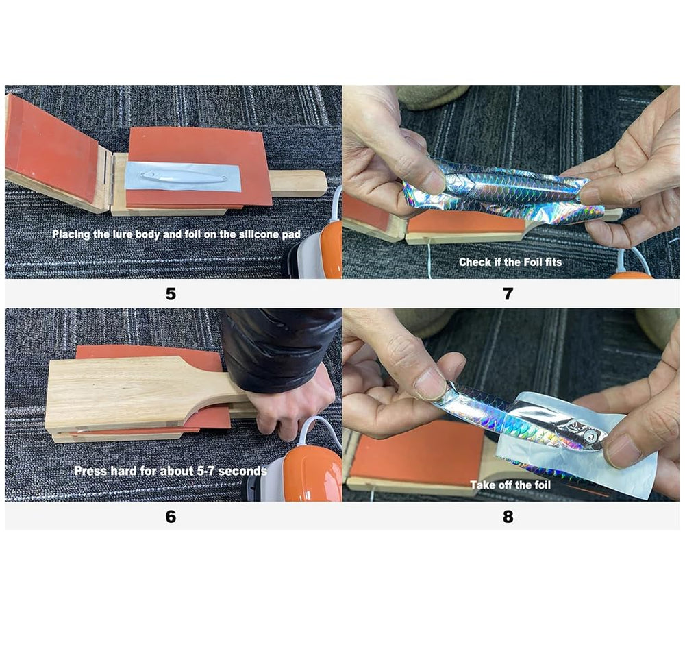 KTGCOZS silicone plate stamping setup enabling precise foil transfer.
