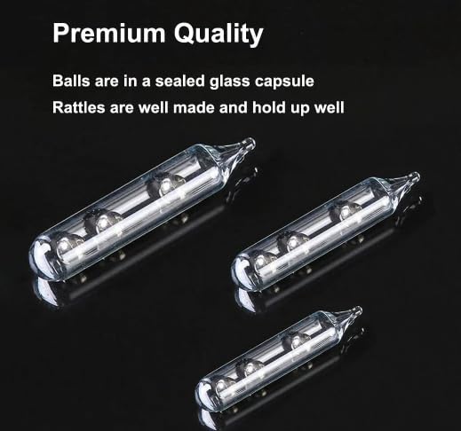 KTGCOZS soft-plastic lure insert rattles provide easy installation