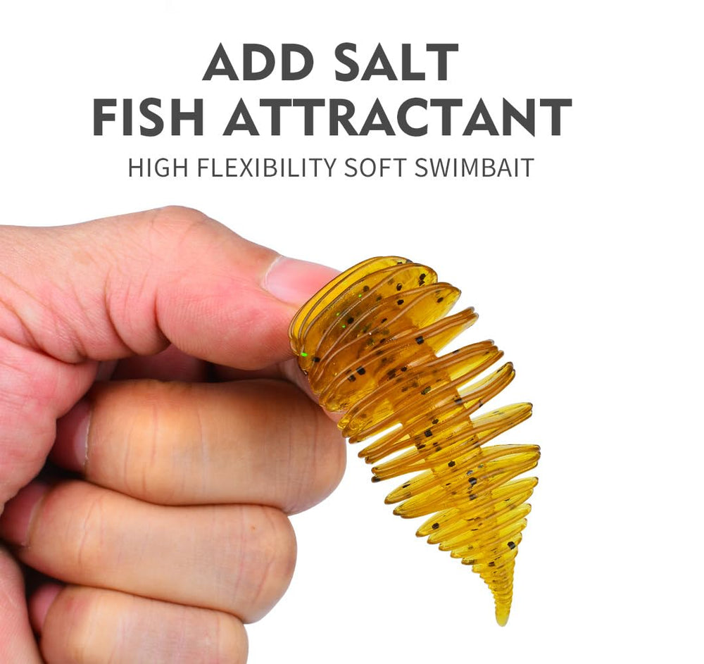 KTGCOZS soft worm lure easy-install design saves anglers setup time