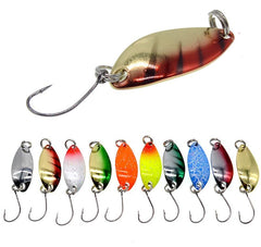 KTGCOZS spinner blades 360-rotation for splash and flash to attract fish.