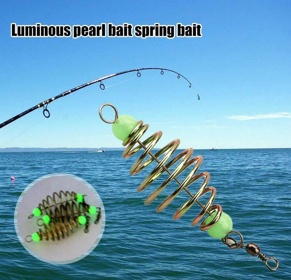 KTGCOZS spring wire lead sinker enhances weight control during casting.