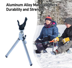 KTGCOZS tripod with three-leg design provides stable support on uneven terrain.