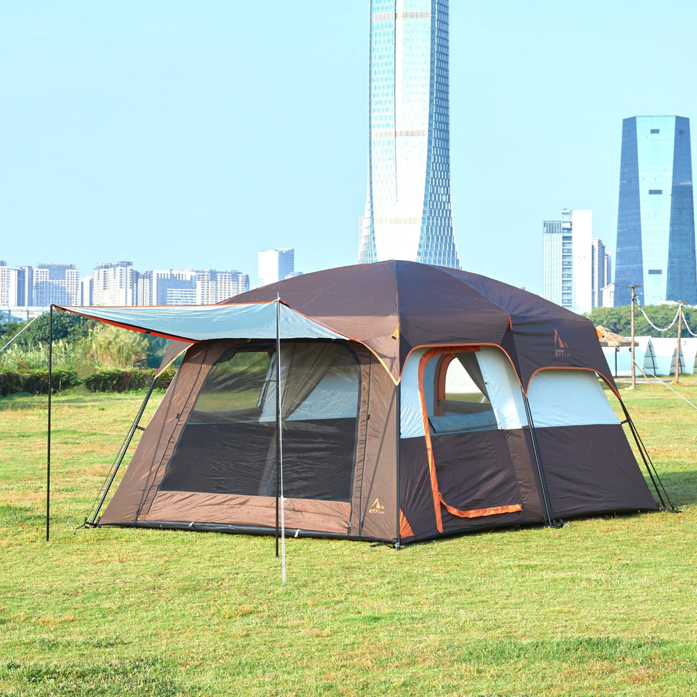 KTT Extra Large Tent interior with two rooms for organized family stays
