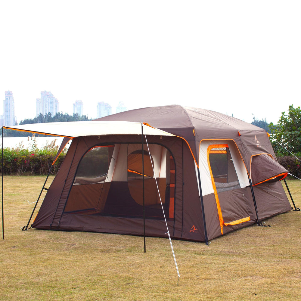 KTT waterproof rainfly canopy option with sunshade potential.