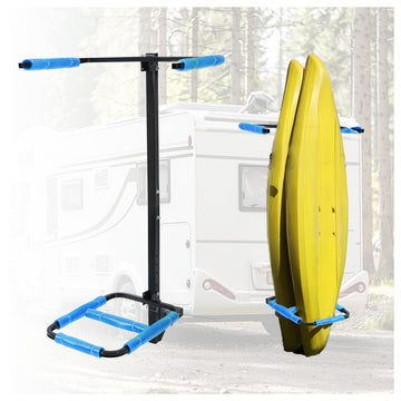 KUAFU RV kayak rack mounted on a vehicle offers easy, secure transport.