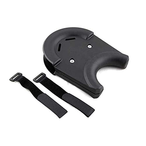Kuat 20-24 inch Wheel Adapter 2.0 on Sherpa 2.0 rack, securing a smaller bicycle