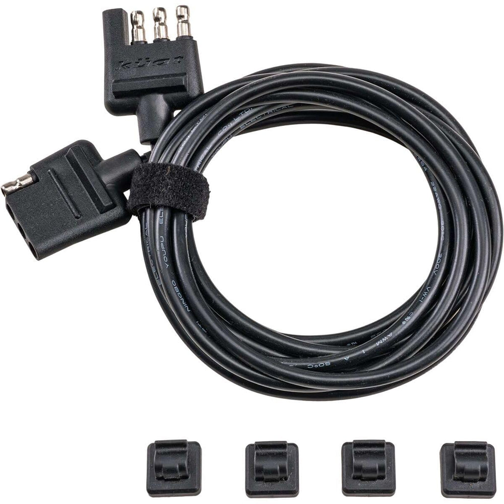 Kuat 4 Pin Flat Rack wiring extension install for secure bike rack connection.