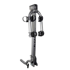 KUAT Beta hitch bike rack on a vehicle showing easy mounting and alloy finish.