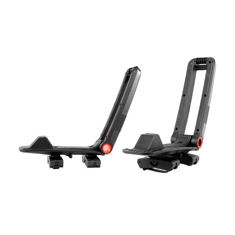 KUAT Class 4 V2 locking flip mount closeup enabling quick installation