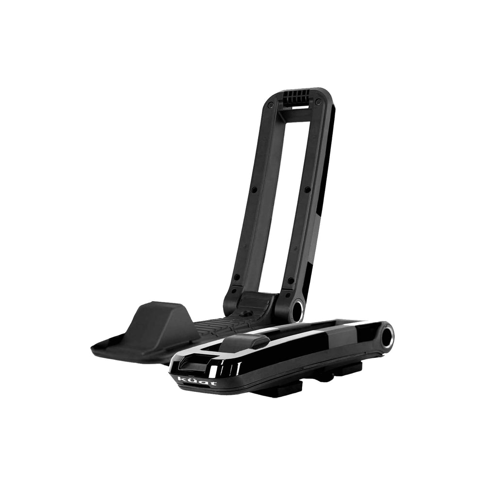 KUAT Class 4 V2 locking flip mount enables quick, secure kayak loading.