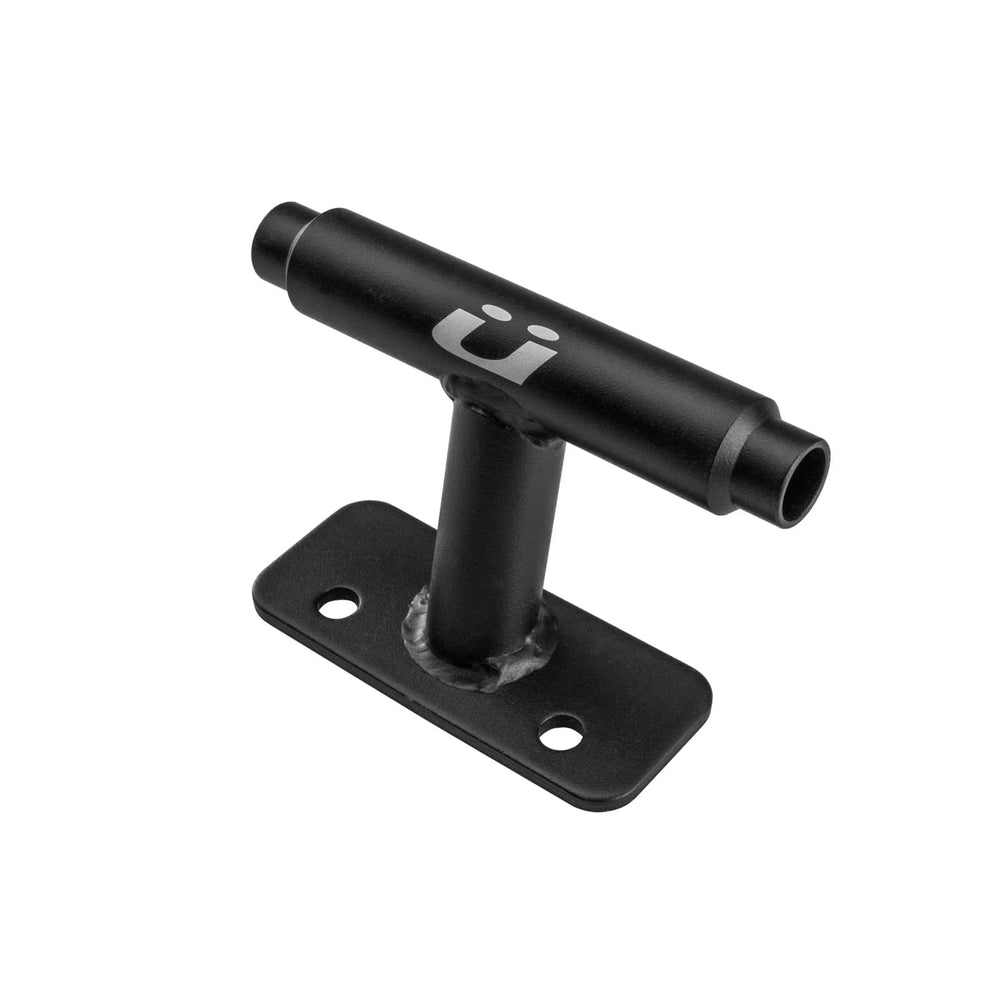 KUAT Dirtbag front view in rugged steel for secure bike transport.