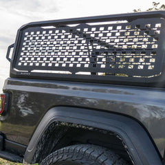 Kuat Ibex full-height Molle panel back view with rugged matte finish.