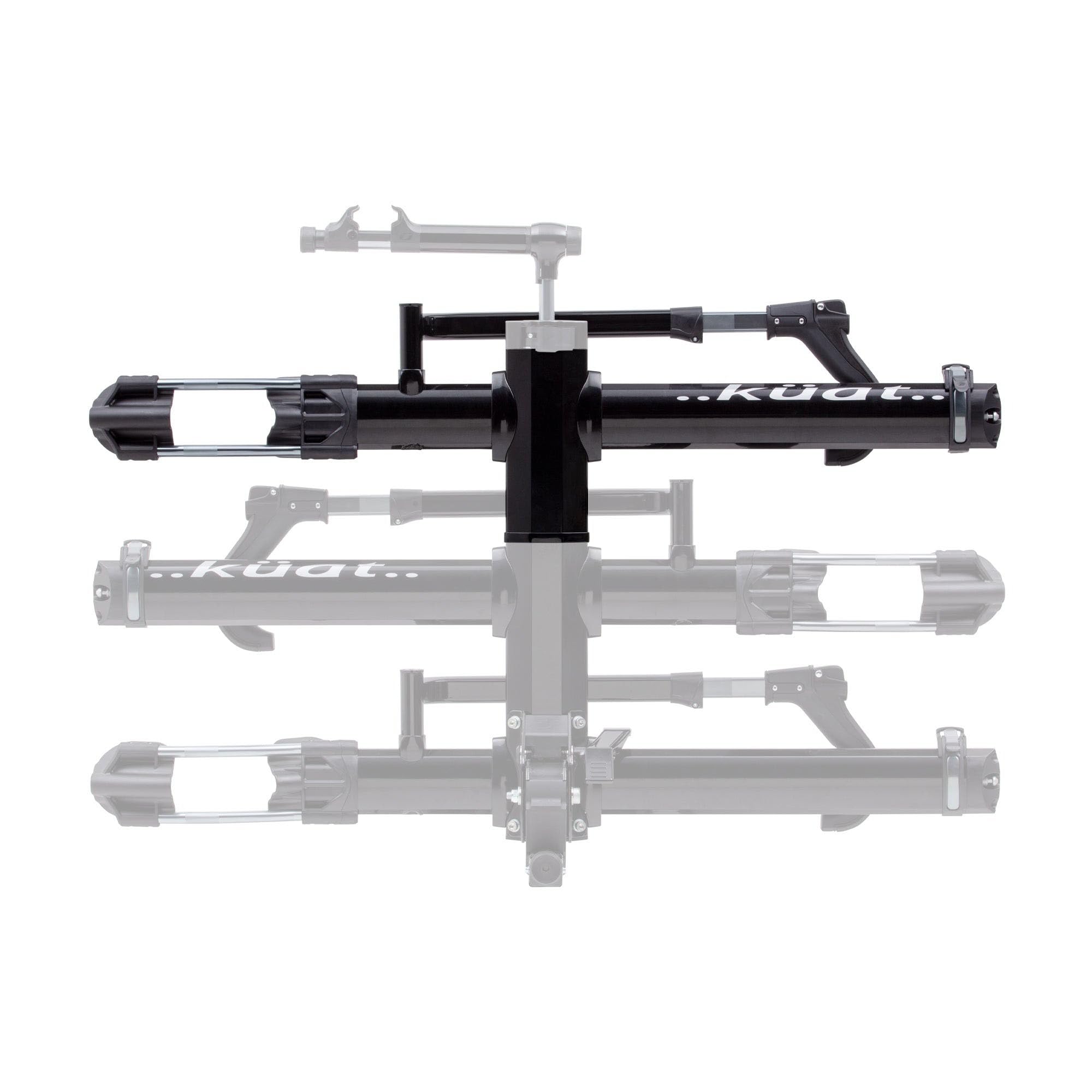 Kuat NV Add-On 2.0 side view showing expansion to a 3-bike rack for versatility