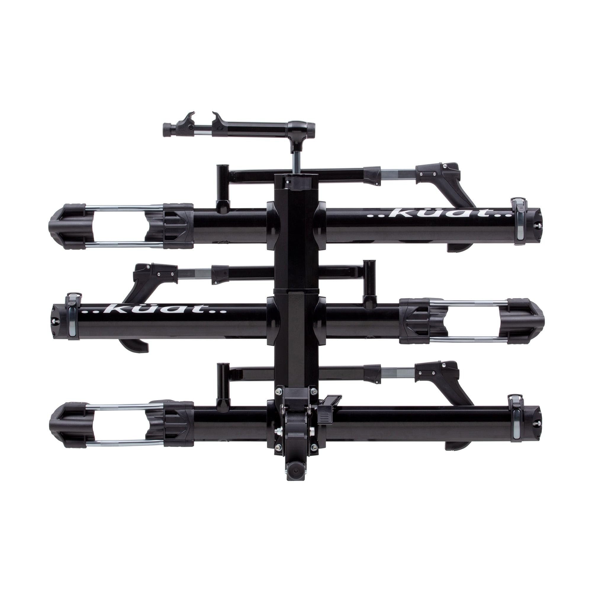 Kuat NV Add-On 2.0 front tire cradle close-up highlighting adjustable fit