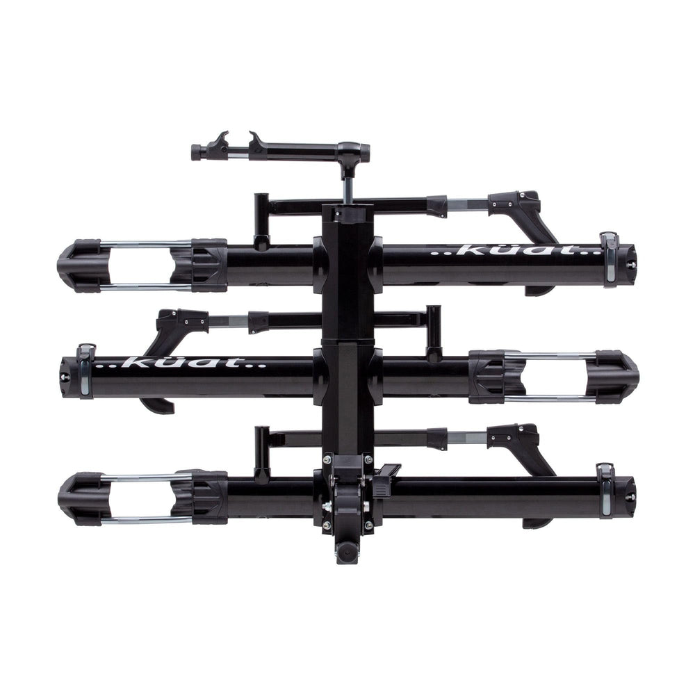 Kuat NV Add-On 2.0 front tire cradle close-up highlighting adjustable fit