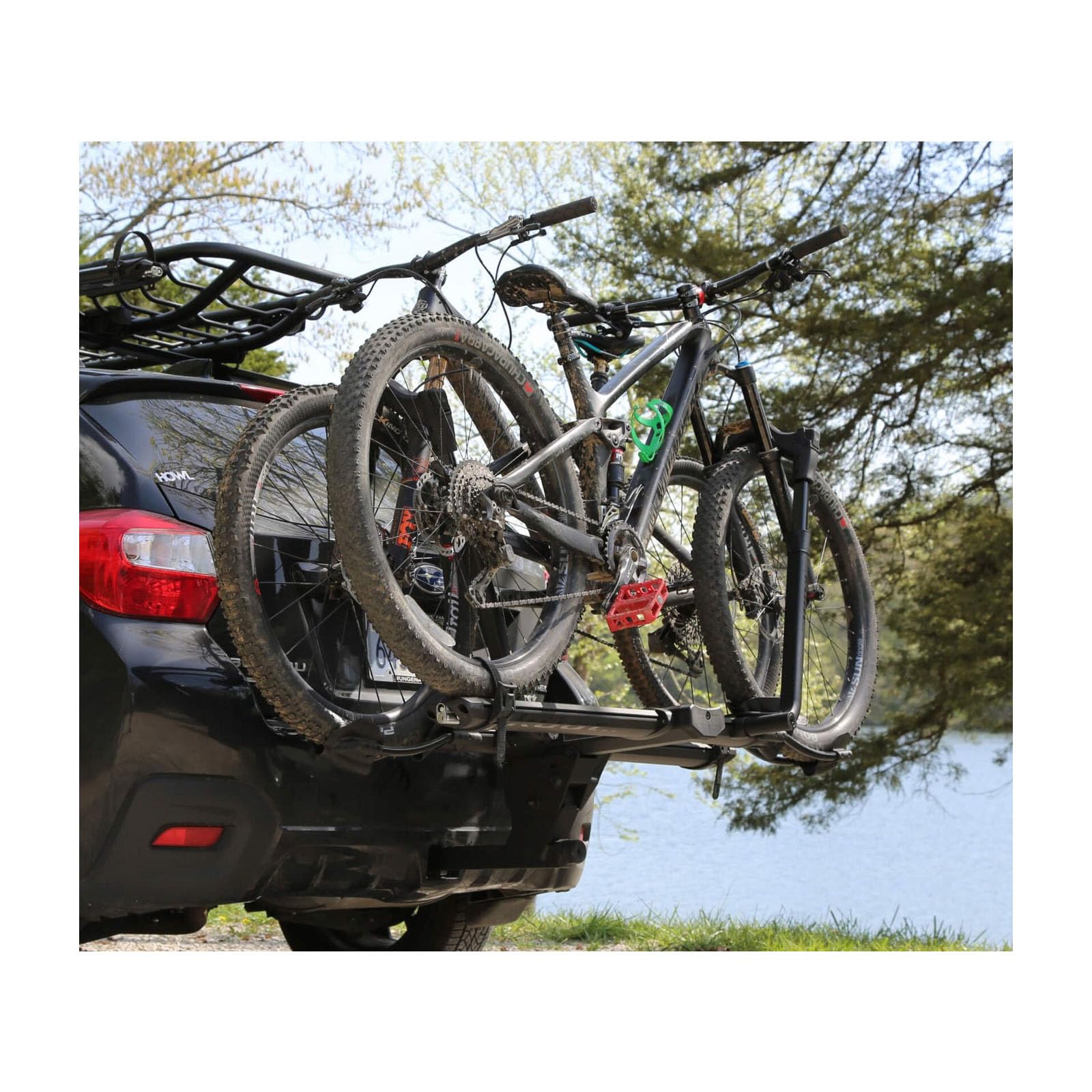 KUAT NV Base 2.0 Add-On compatible with e-bikes and standard bikes alike in many setups