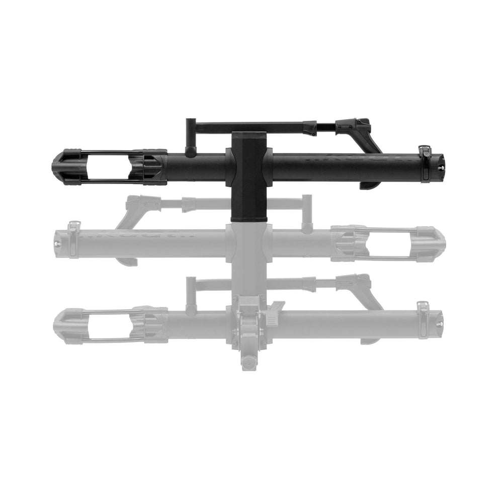 KUAT NV Base 2.0 Add-On front view with adjustable tire cradle for versatile bike sizing