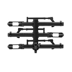 KUAT NV Base 2.0 Add-On tire cradle detail demonstrates compatibility with diverse bike widths