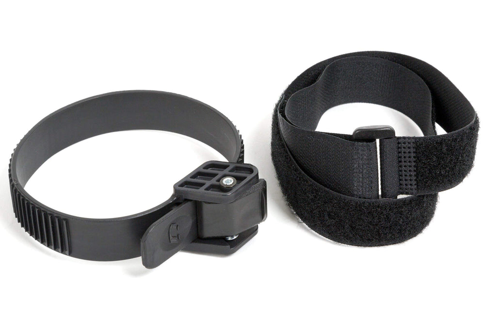 Kuat Phat Bike Kit front tire strap secures the tire with a reliable Velcro strap