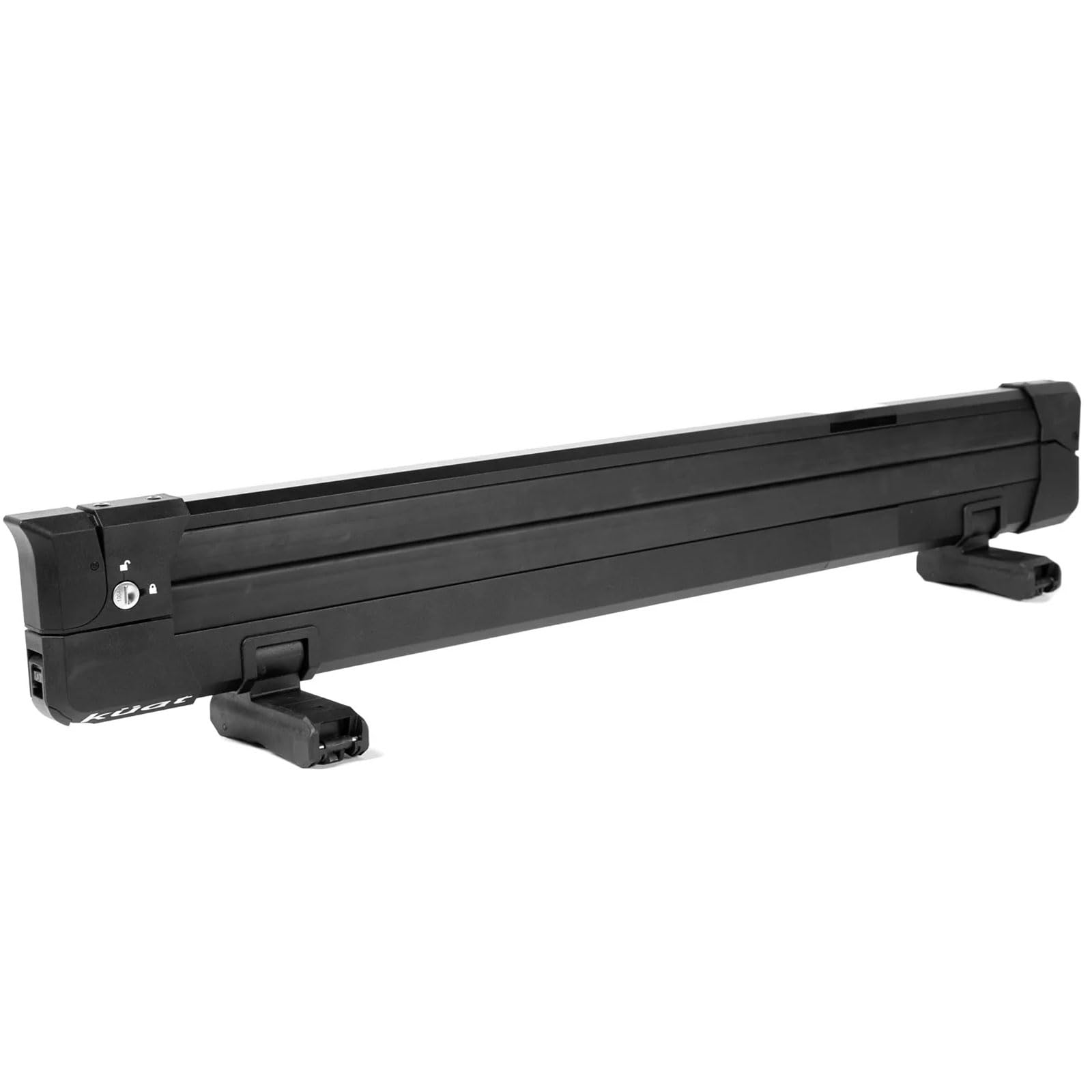 KUAT Switch fold-down aerodynamics reduce wind resistance on highways.