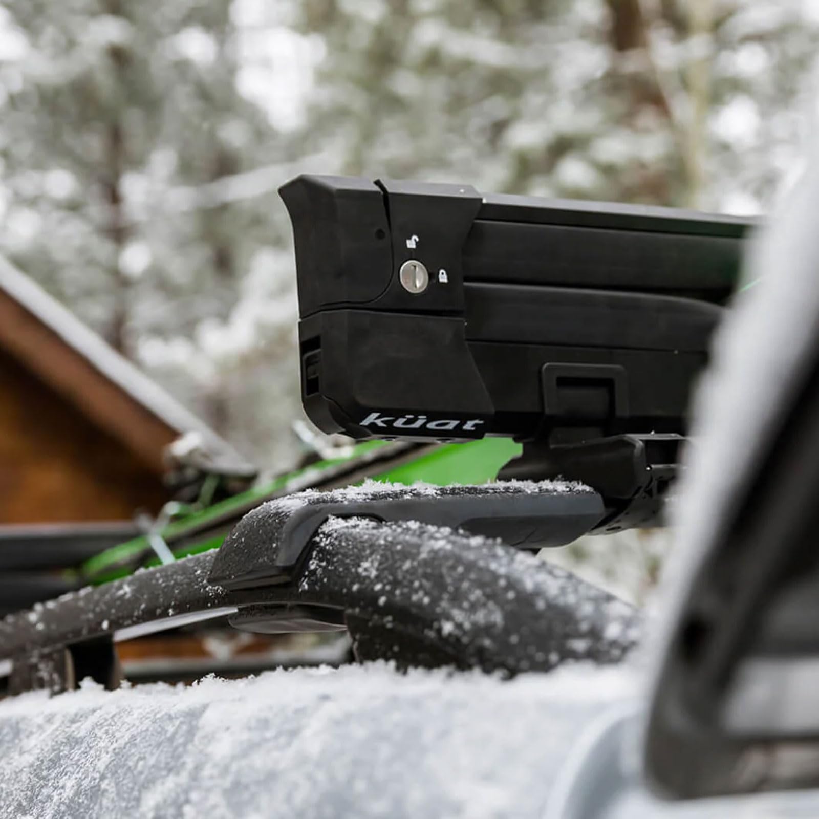 KUAT Switch sleek matte-black finish complements your vehicle.