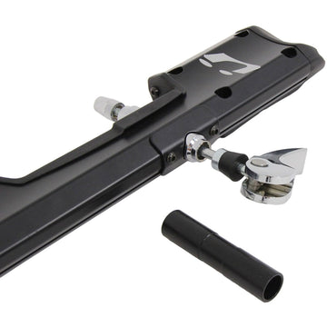 Kuat Trio aerodynamic low-profile design reduces wind resistance during travel.
