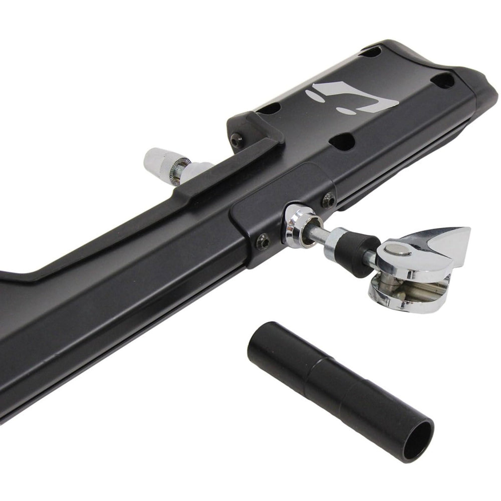Kuat Trio aerodynamic low-profile design reduces wind resistance during travel.