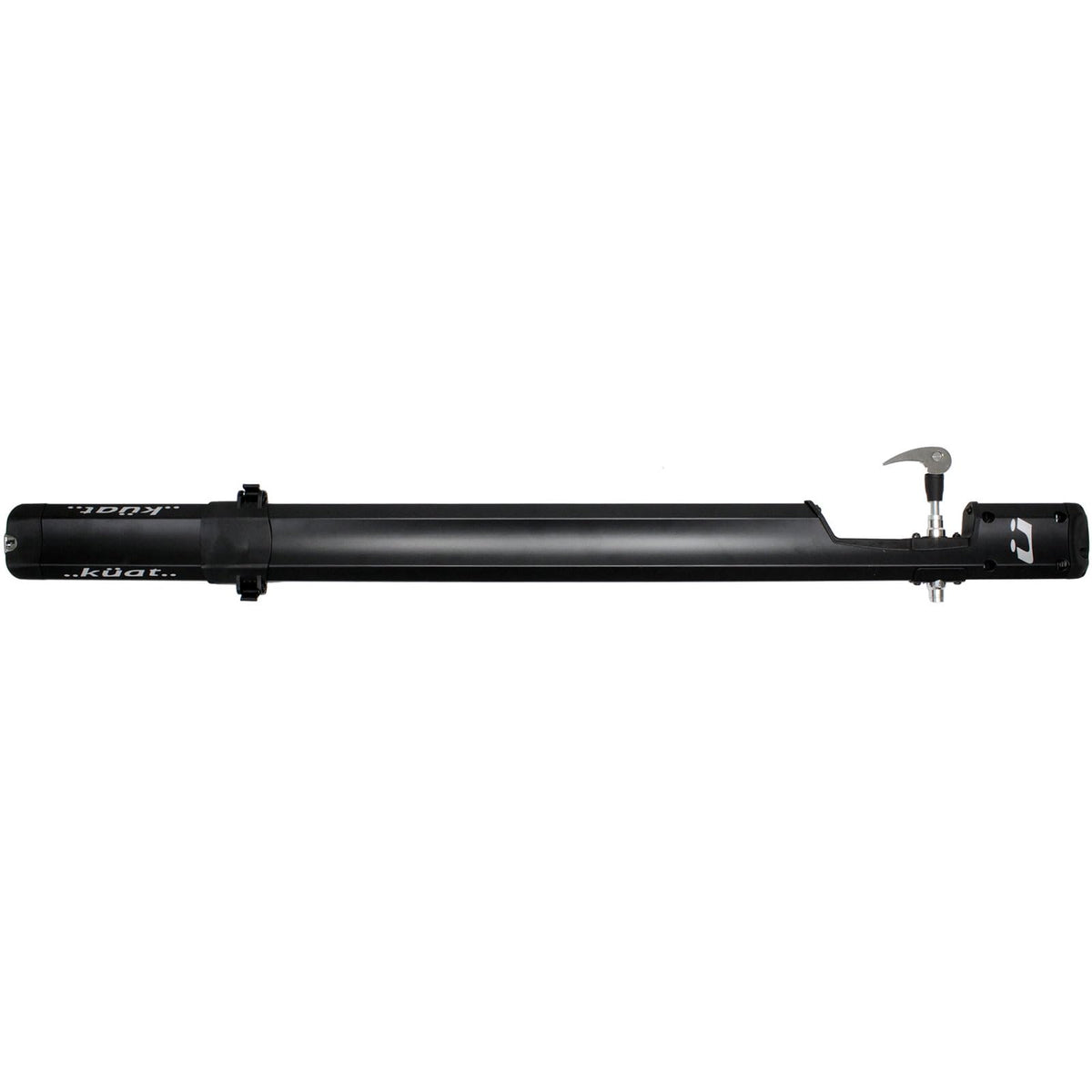 Kuat Trio fork mount carrier on a vehicle secures a road bike for safe highway transport.