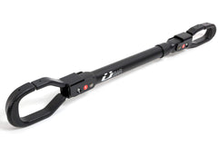 Kuat UBar cross-bar top-tube adapter, front view, enabling versatile frame fit