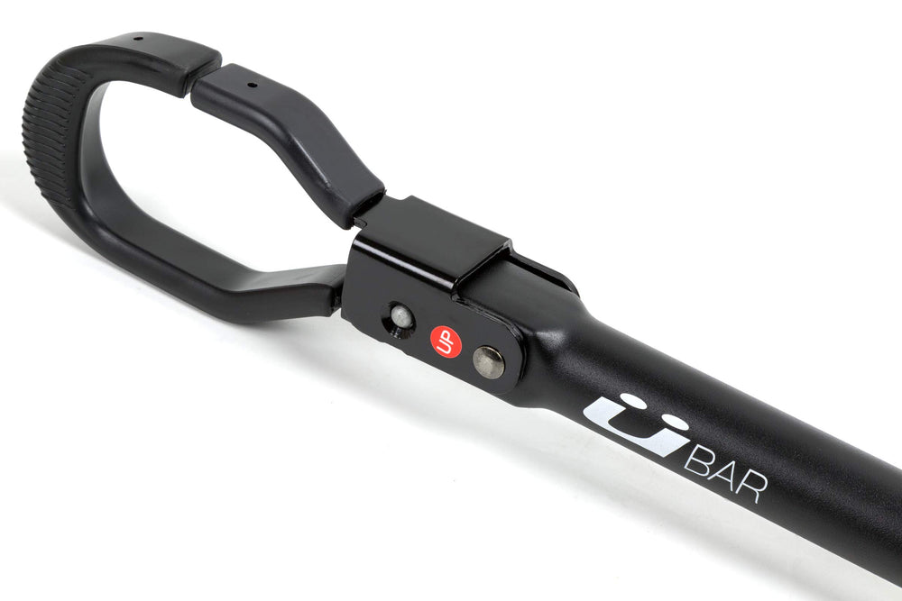 Kuat UBar cross-bar top-tube adapter, side view showing compatibility