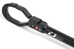 Kuat UBar cross-bar top-tube adapter, side view showing compatibility