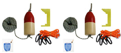 KUFA crab trap accessory kit lead core rope 100ft for strong, reliable lines